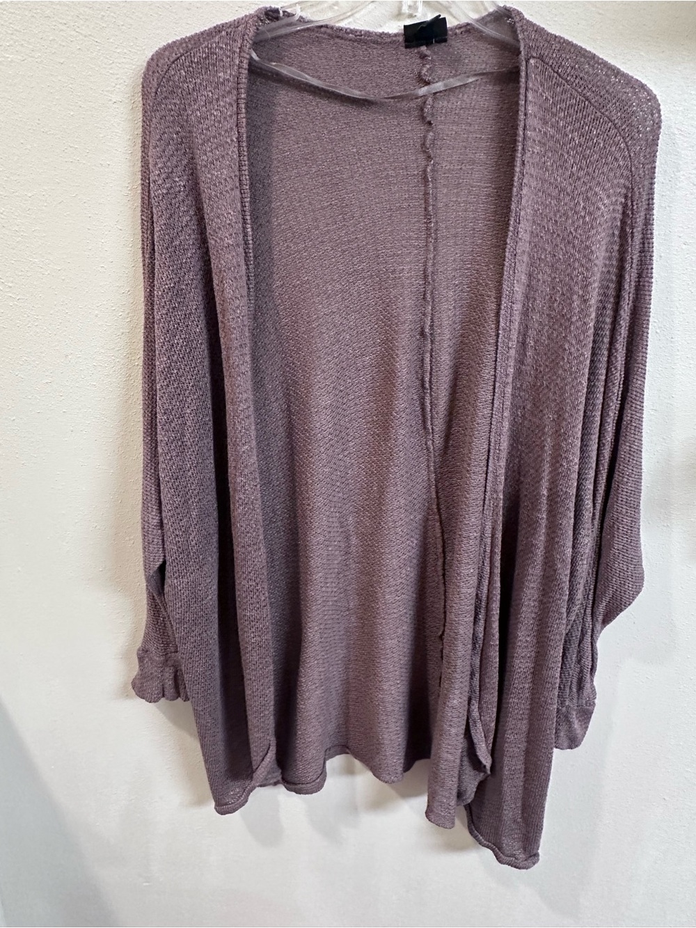 torrid Dusty Mauve Open-Front Knit Cardigan